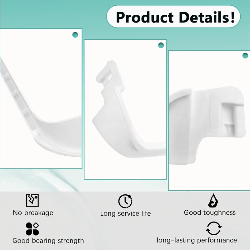 Feikeer 240534901 x2 & 240534701 x1 Refrigerator Door shelf retainer bar Compatible with frigidaire kenmore Rack Bar Rail, Replace PS734936 AP3214631 948952 AP3214630 PS734935 948954 AH734935 EA734935 - Image 5